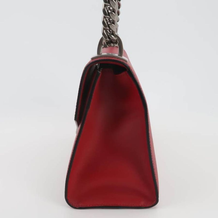Prada Monochrome牛皮純色字母logo信封式翻蓋斜挎包-2