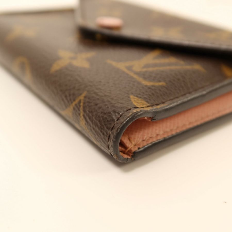 LOUIS VUITTON Monogram Victorine Wallet金扣錢包-10