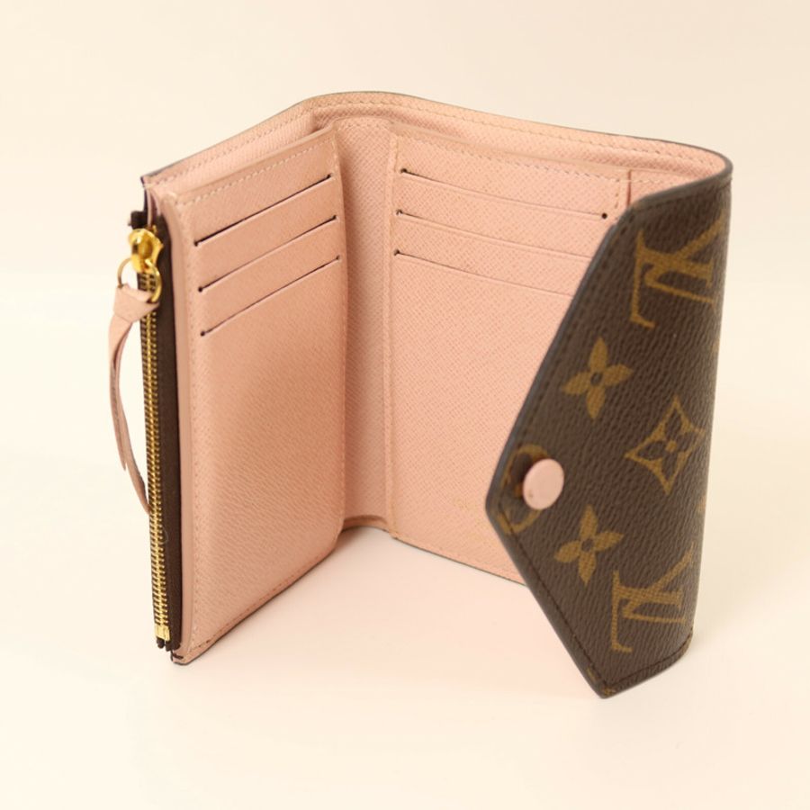 LOUIS VUITTON Monogram Victorine Wallet金扣錢包-13