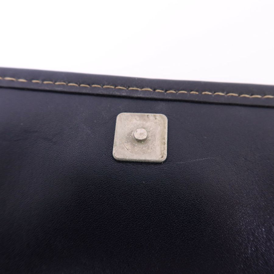 GUCCI 牛皮皮革Messenger Bag銀扣肩背袋-8