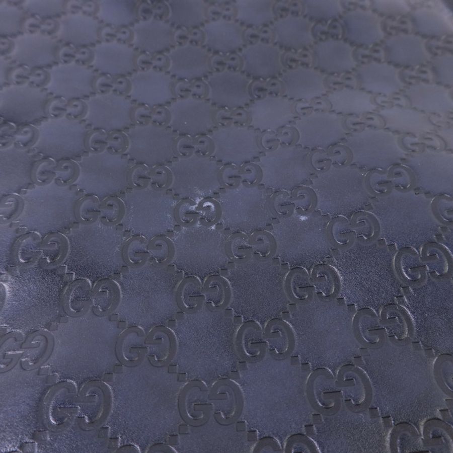GUCCI 牛皮皮革Messenger Bag銀扣肩背袋-16
