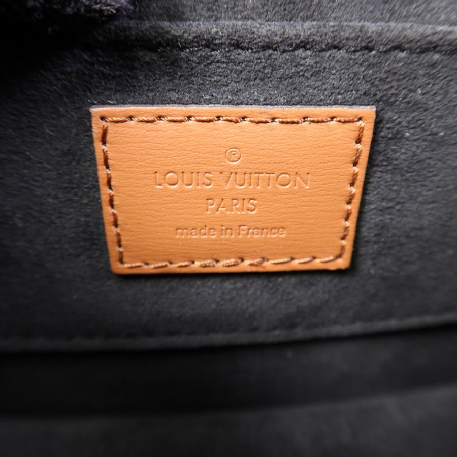 LOUIS VUITTON Monogram Reverse Mini Dauphine金扣肩背袋-5
