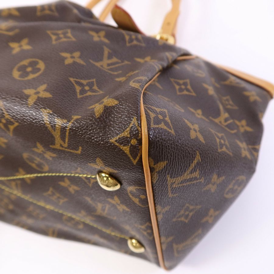 LOUIS VUITTON Monogram Tivoli GM金扣肩背袋-10