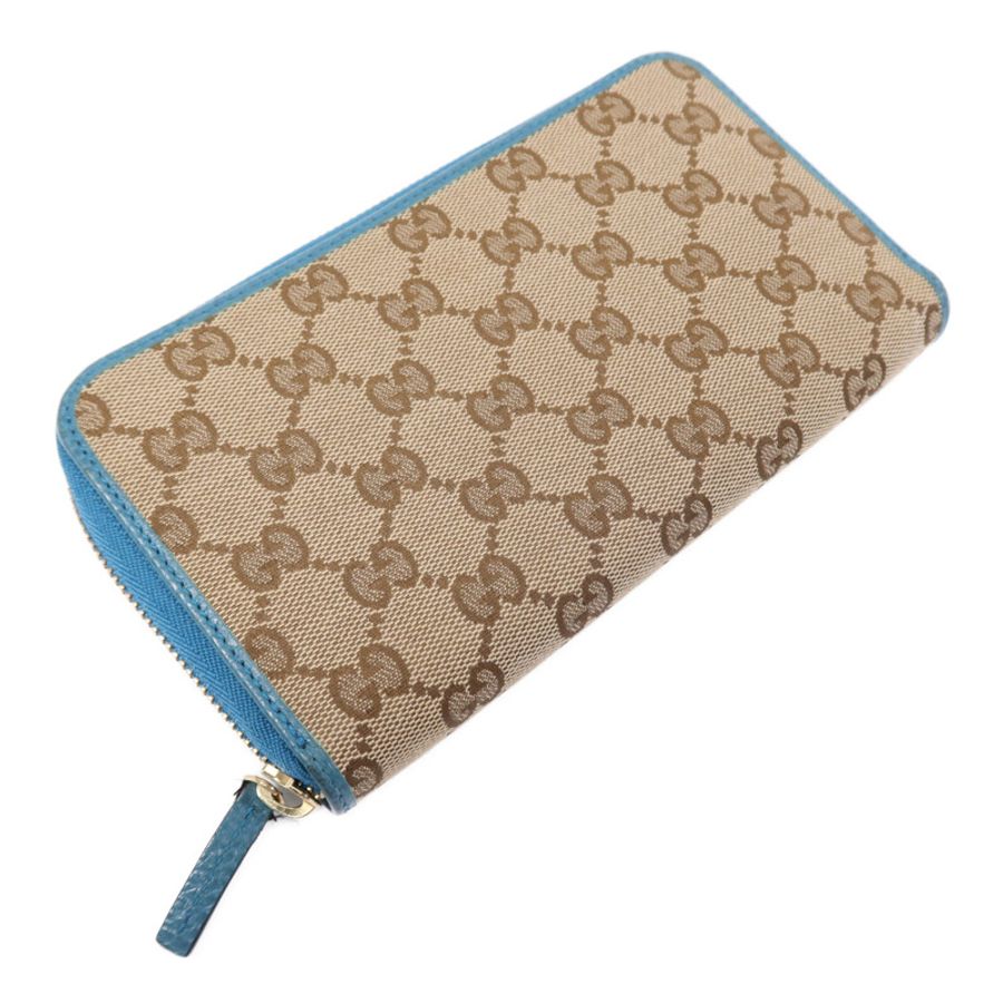 GUCCI 帆布Long Wallet金扣長錢包-2