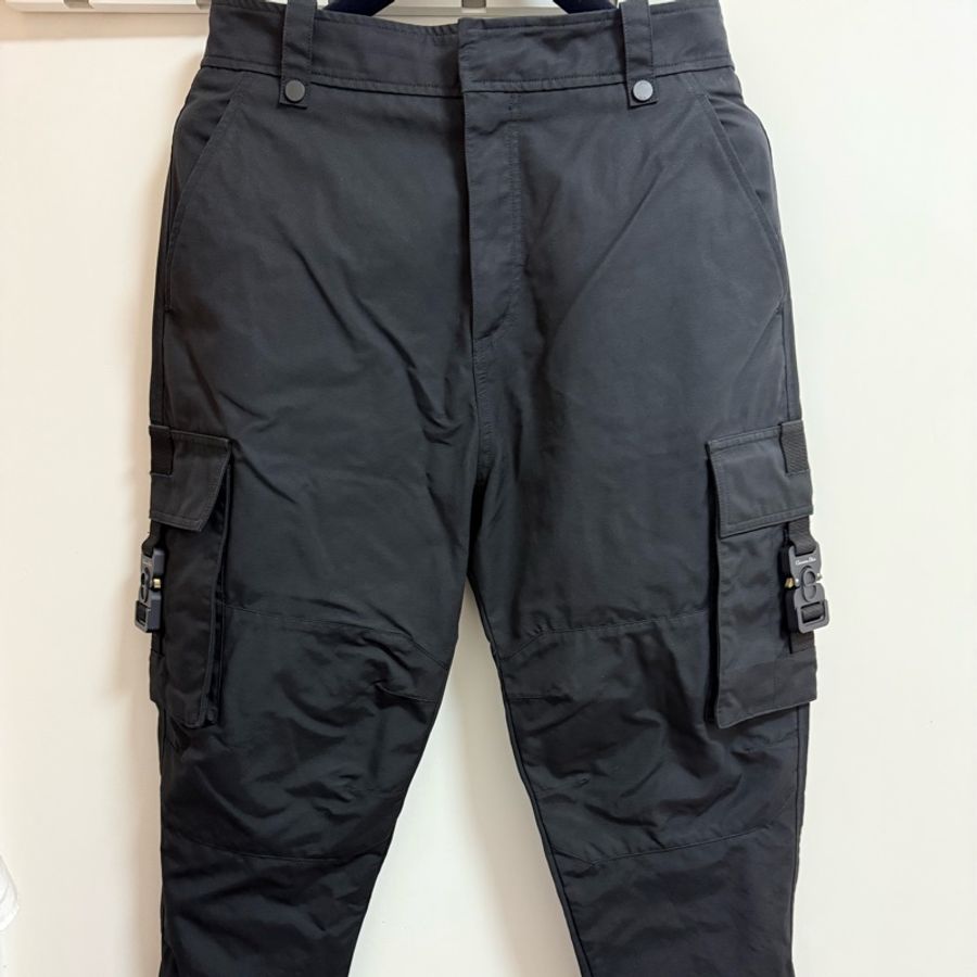Dior black technical cargo pants with ALYX buckles 48 長褲-1