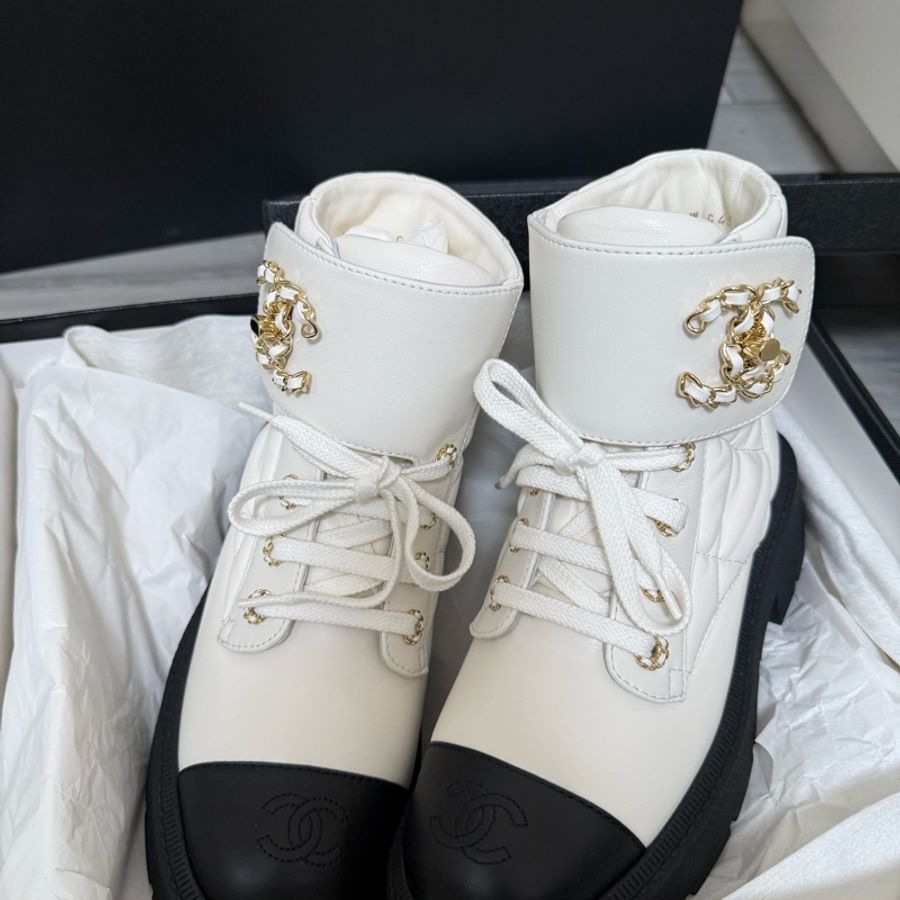 全新Chanel Combat boots-0