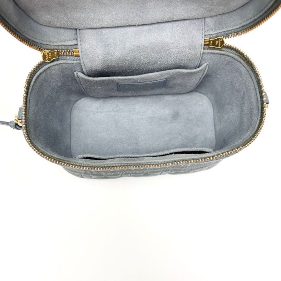 DIOR TraveIVanity霧霾藍小號化妝盒18*13*10.5 98新配件盒子塵袋-2