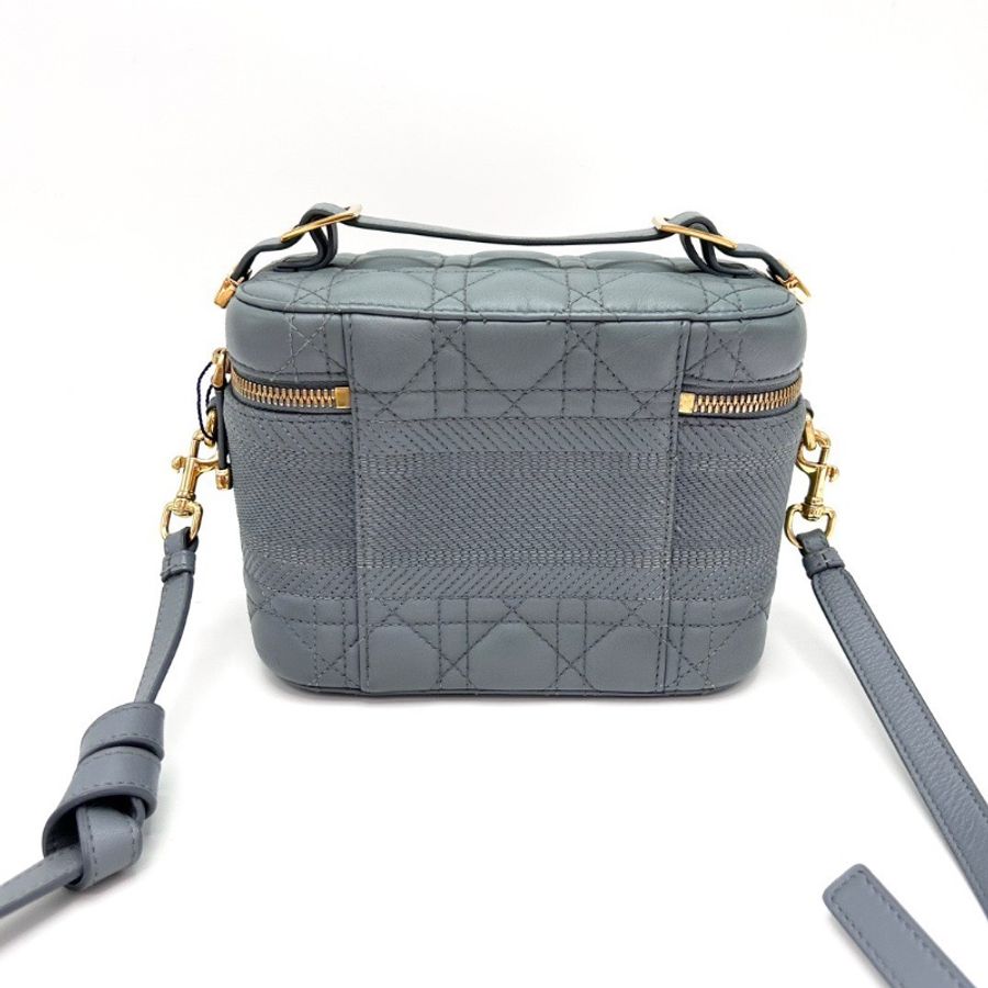 DIOR TraveIVanity霧霾藍小號化妝盒18*13*10.5 98新配件盒子塵袋-6