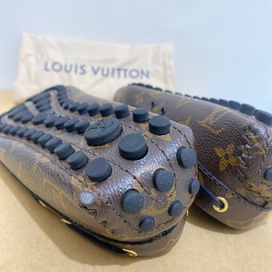 Louis Vuitton 路易威登 老花 綁帶豆豆休閒鞋 女鞋 37號 95新-4