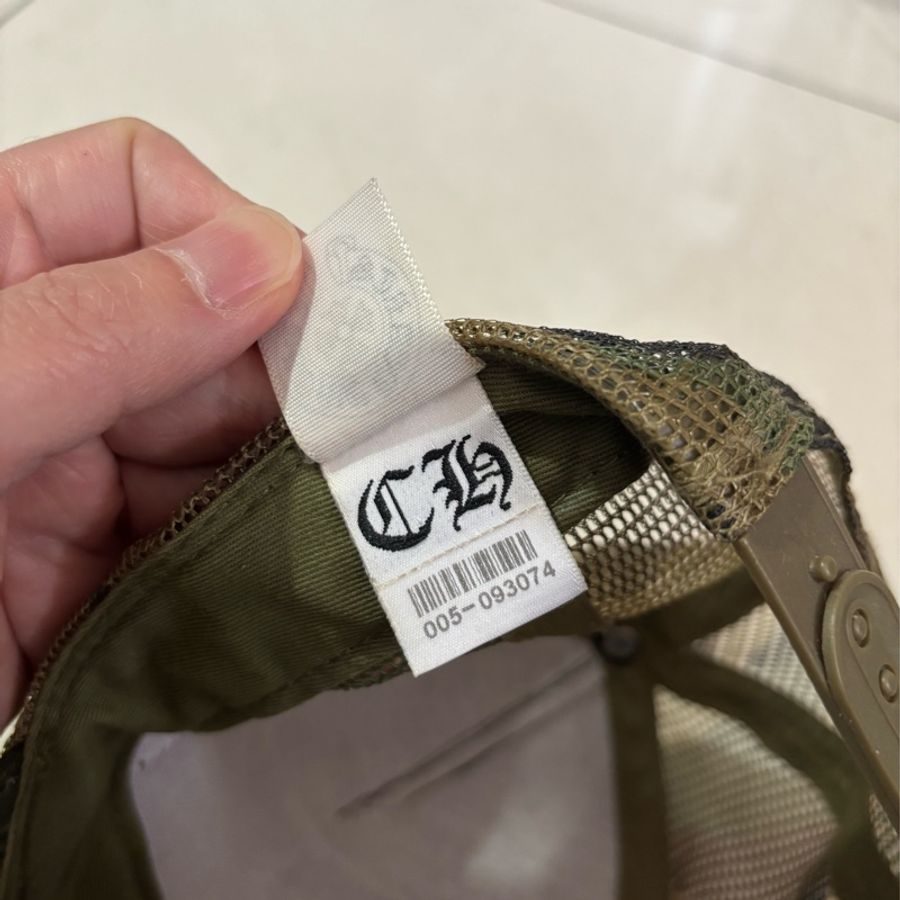 Chromehearts CH 克羅心 經典迷彩貼布網帽 卡車司機帽 onesize-3