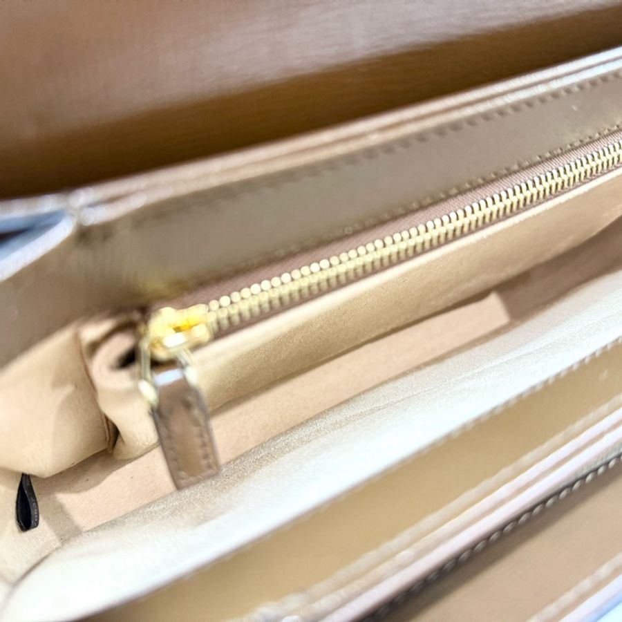 GUCCI老花拚咖皮革1955中號側背包602204-13