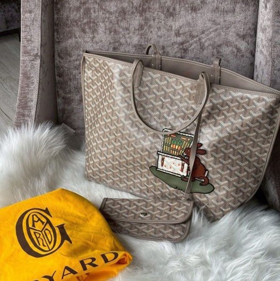 Goyard 限量兔子刺繡雙面托特包-0