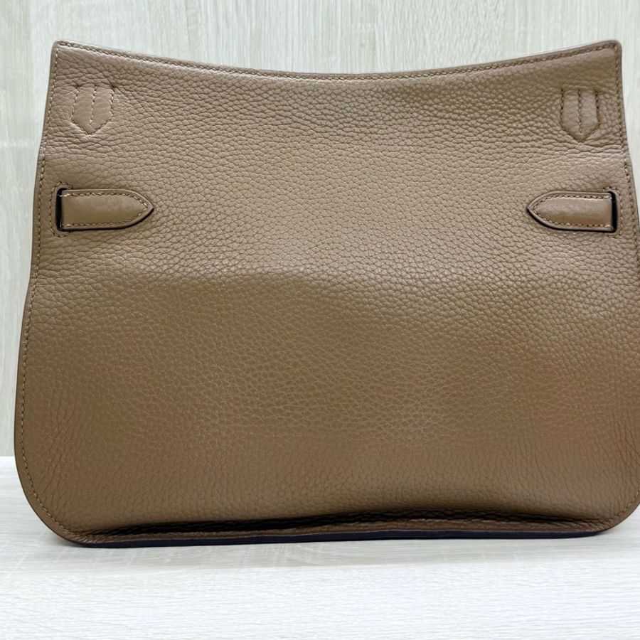 HERMES 37棕色銀釦吉普賽28/H061784-27