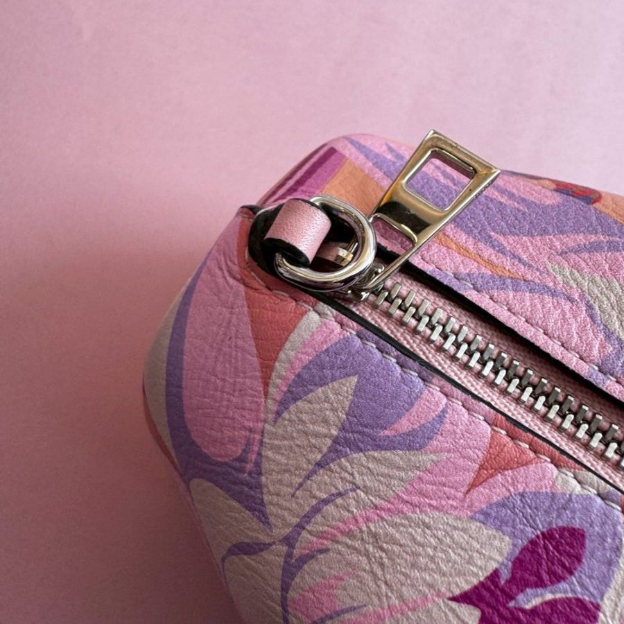 Loewe x 聯名Paula's Ibiza百合印花小牛皮可愛大象包-16