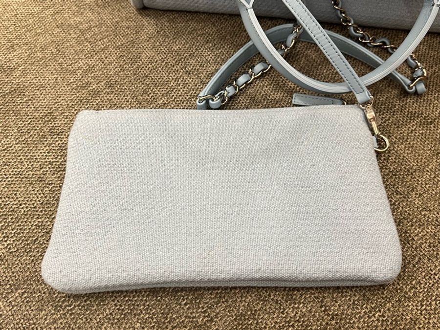 Chanel 小號 寶寶藍沙灘包 24年春夏款 原價17萬-8