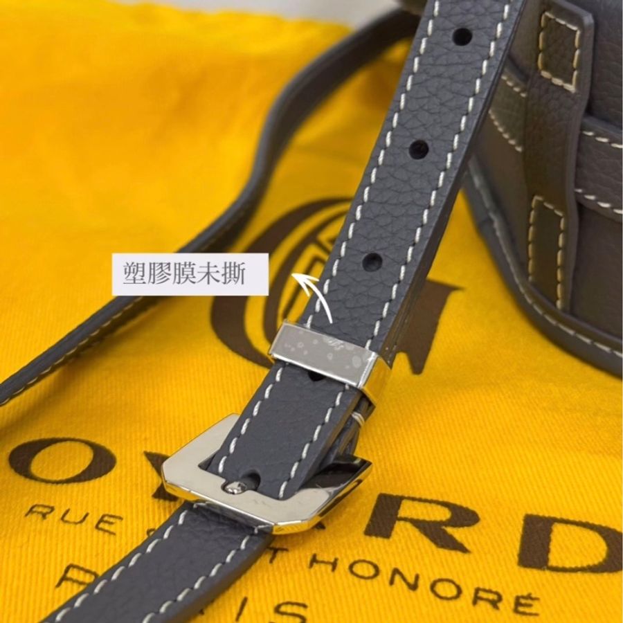 ✨ Goyard Belvedere PM 郵差包| 灰色-3