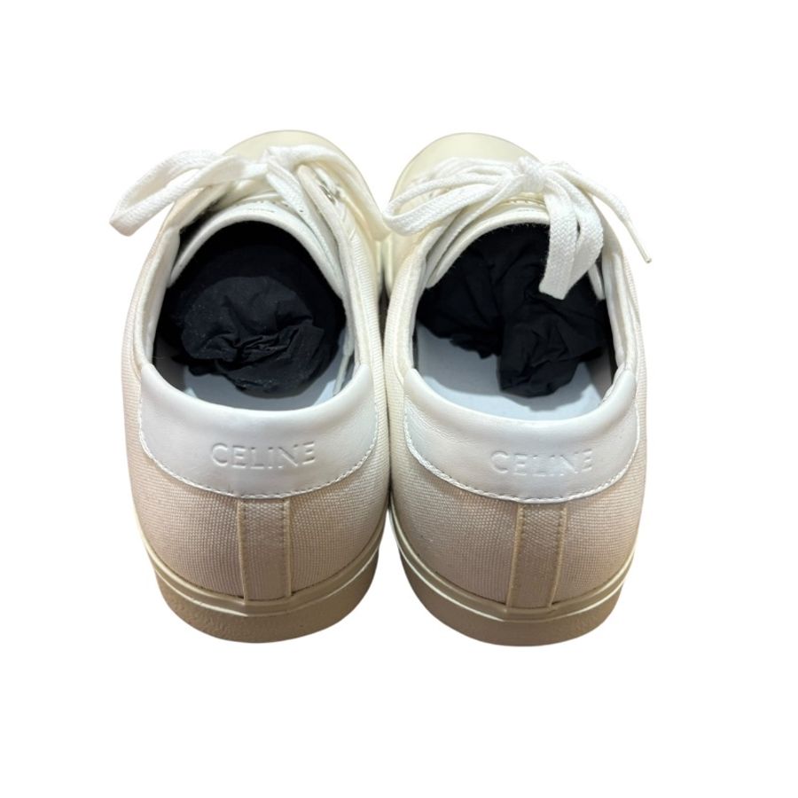 【美收精品】CELINE 白色休閒鞋 4-708-2