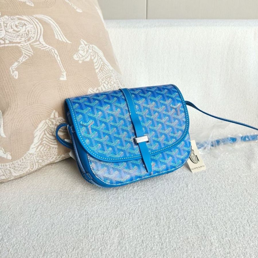 Goyard戈雅Belvedere老花郵差包小號22*16*7 99新配件塵袋-5