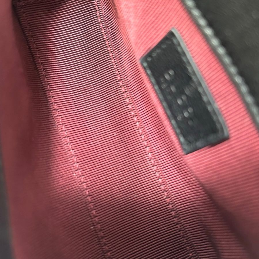 Gucci 新款馬蒙mini淡金扣斜背包17*11cm 99新配件盒子塵袋-2