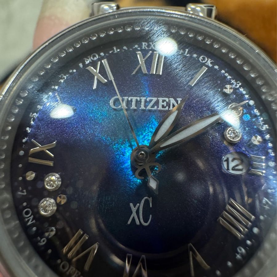 CITIZEN 星辰XC女神限定款時鈦金屬電波光動能腕錶29mm/ES9460-61L 原廠盒單保卡-0