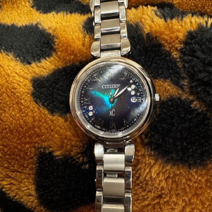 CITIZEN 星辰XC女神限定款時鈦金屬電波光動能腕錶29mm/ES9460-61L 原廠盒單保卡-6