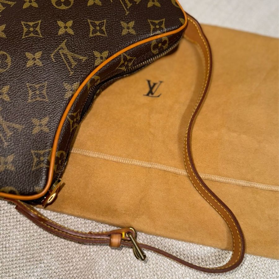 豌豆包✨稀有小號✨92新以上美品✨LV Croissant small 中古可頌包小號🥐漂亮好包況🧡豌豆包/月亮包/月牙包/LV老花肩背包/LV腋下包-45