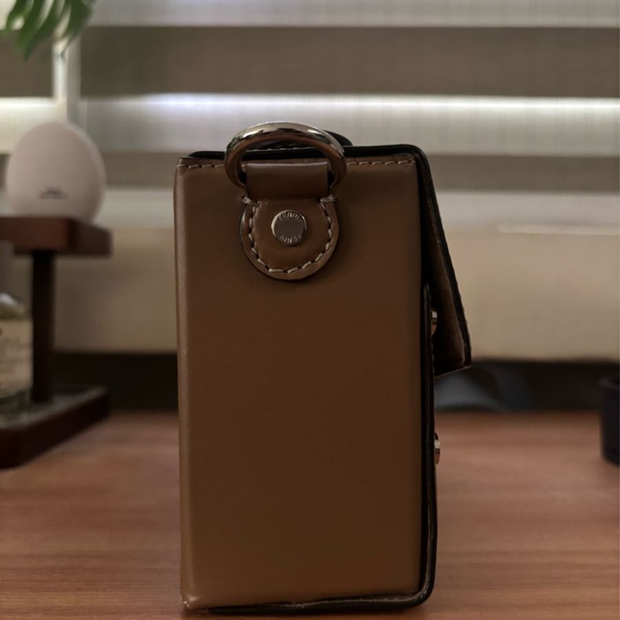 Fendi - Soft Trunk Baguette 老花帆布硬箱包-4
