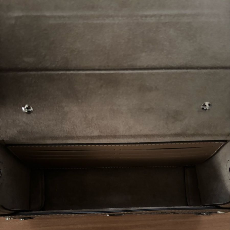 Fendi - Soft Trunk Baguette 老花帆布硬箱包-12