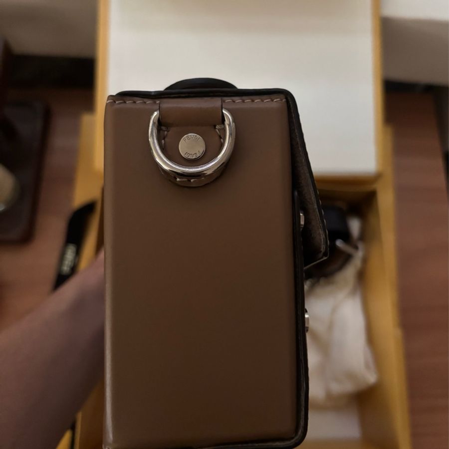 Fendi - Soft Trunk Baguette 老花帆布硬箱包-14