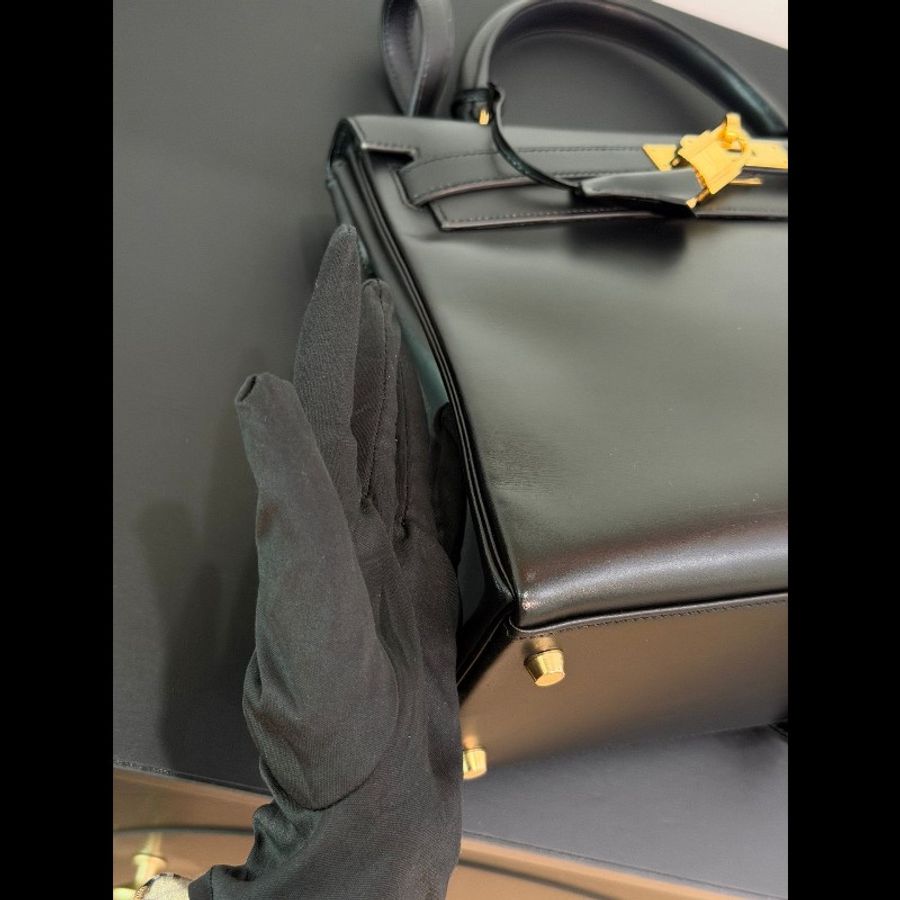 Hermes Kelly32
黑金box皮内缝-8