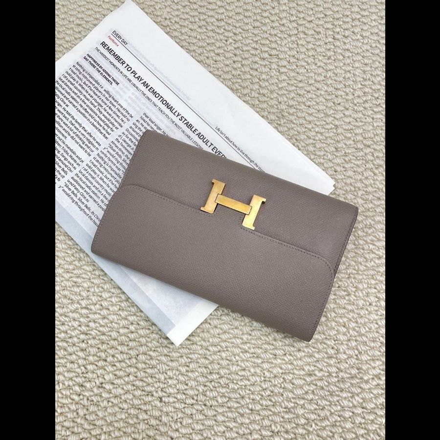 Hermes Constance Long Wallet
康康長款钱包
銀河灰金扣-4