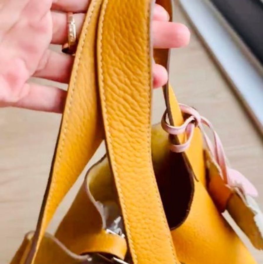 ❤️ 愛🐎人必備款Hermes picotin 22/來顆(嗑)芒果黃(冰)吧/❤️-3