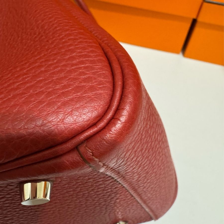Hermes Lindy30 國旗紅 框R刻 🧲 近全新閒置-5