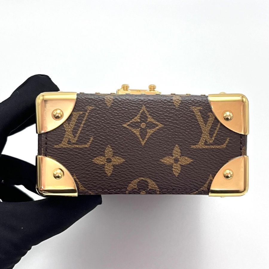 LV 老花Camerabox肩背斜背手提相機包芯片款17*12.5*6 98新配件盒子塵袋-4