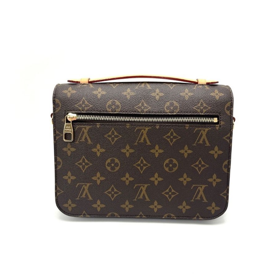 LV孫一鈿聯名款Pochette Metis獵豹圖案老花手提郵差包芯片款 25*19*7 99新配件塵袋吊牌-6