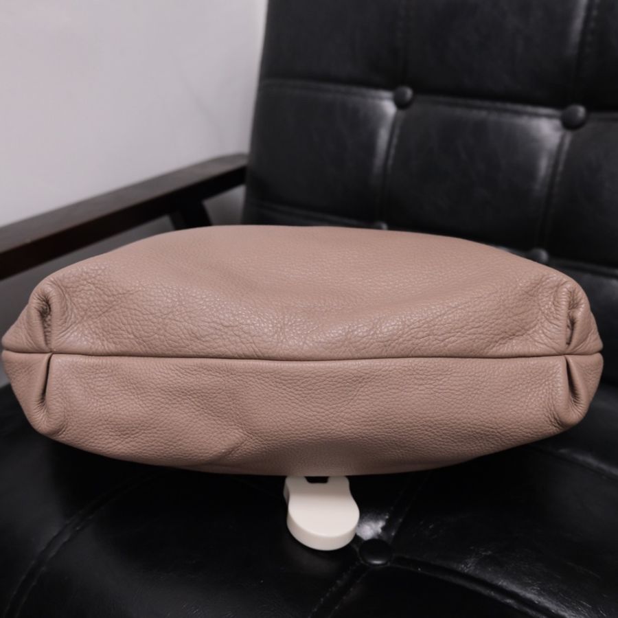 Loewe Leather Shoulder Bag 羅意威中古鎖頭Hobo bag 和尚包-3