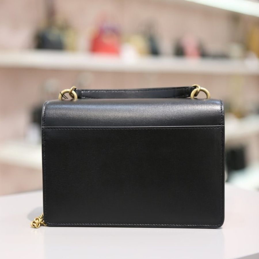 🎊新年特賣🧧Saint Laurent 533026 YSL 光滑小牛皮 Sunset WOC包 -黑色金鍊-10
