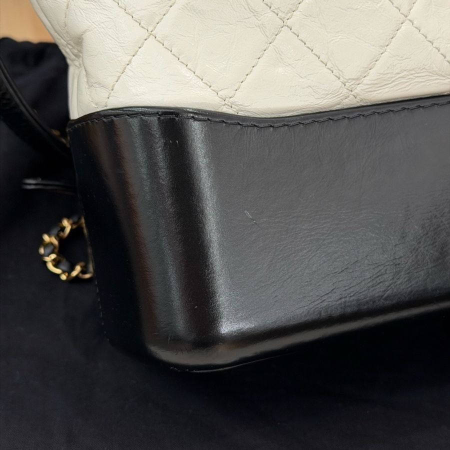 【Chanel檢漏✨ 全網最低價!】Chanel 流浪包 大號 黑白經典色-7