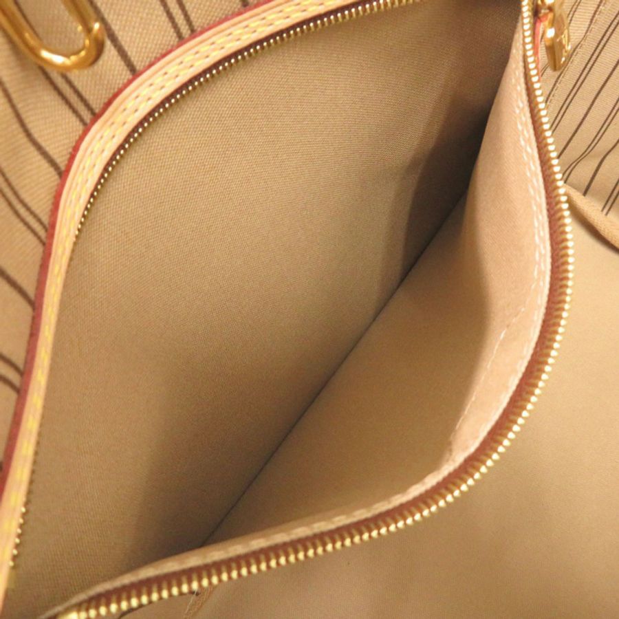 全新未使用路易威登 Neverfull MM Monogram 玫瑰米色手提包 M46975 LV 0473LOUIS VUITTON-6