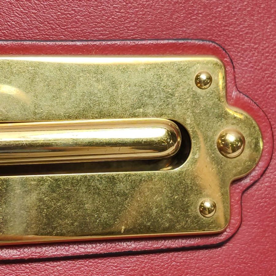 Prada Cahier牛皮撞色字母logo插扣斜挎包單肩包-11