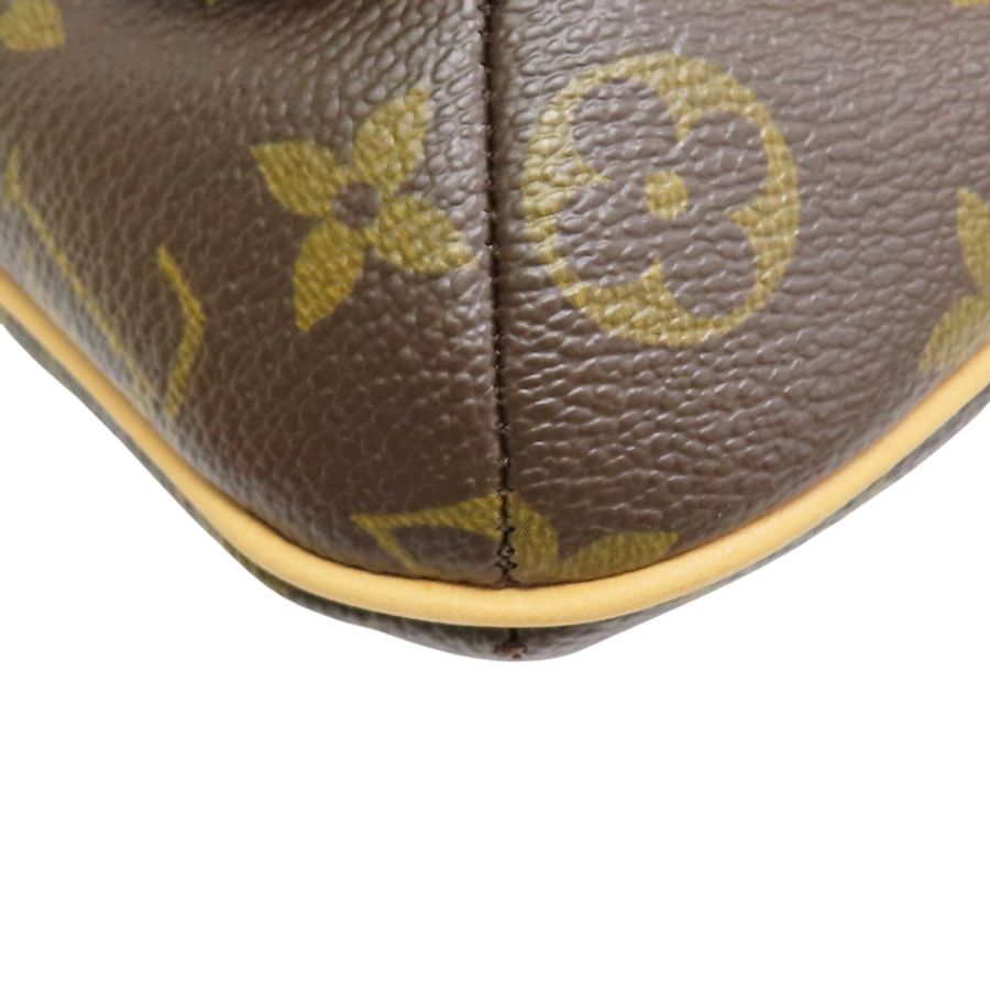 原棕色花帆布Musette Salsa短肩背【LOUIS VUITTON LV 路易威登】M51258-9