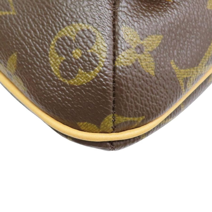 原棕色花帆布Musette Salsa短肩背【LOUIS VUITTON LV 路易威登】M51258-10