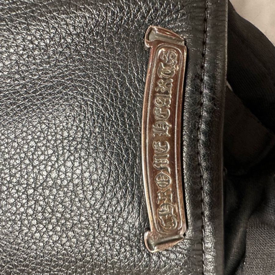 Chrome Hearts 克羅心黑色皮衣愛馬仕內襯-8