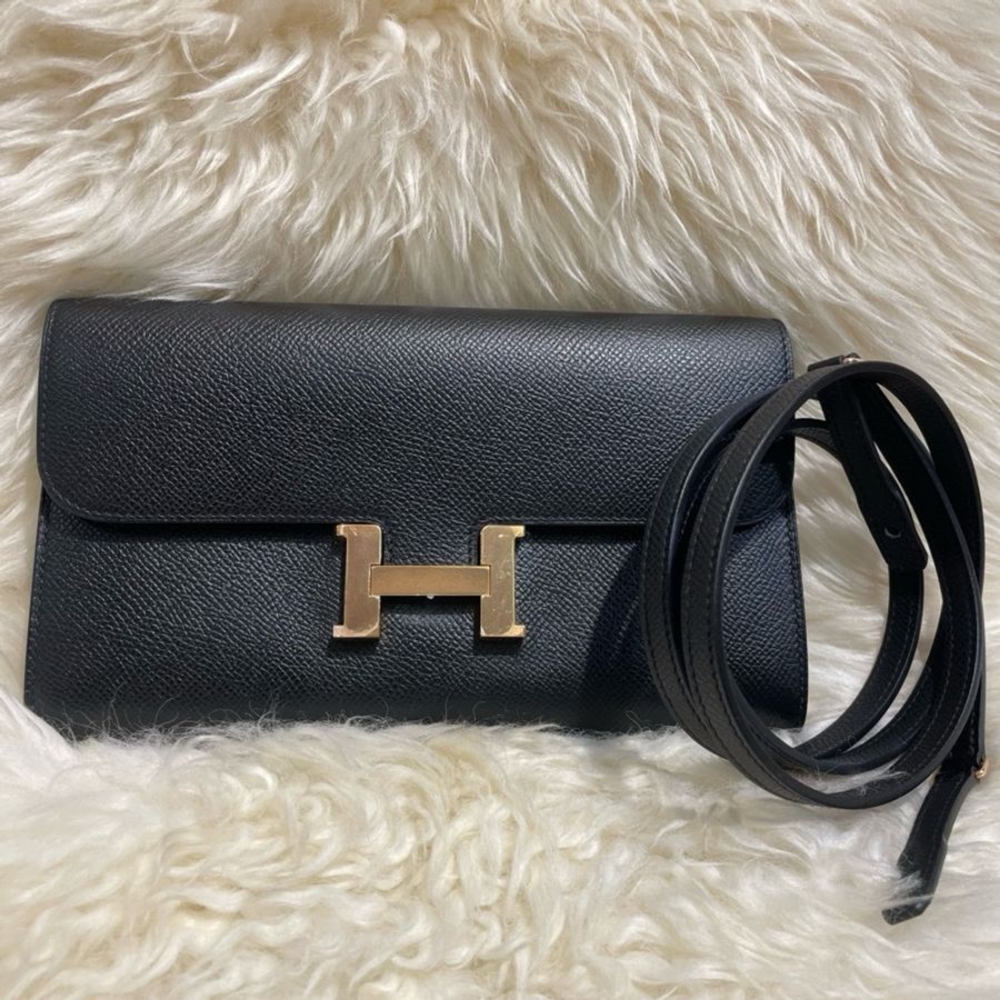 Hermès Constance To Go 黑色玫瑰金扣-1
