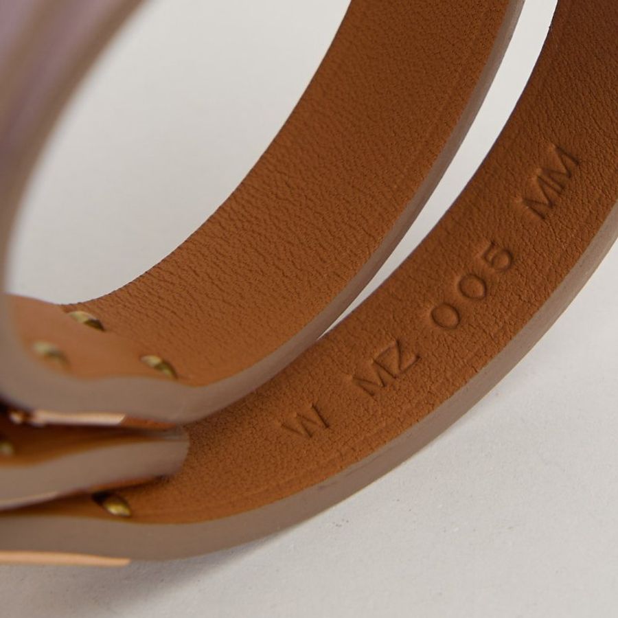 Hermès Double Kelly 雙圈手環/淡紫色-9