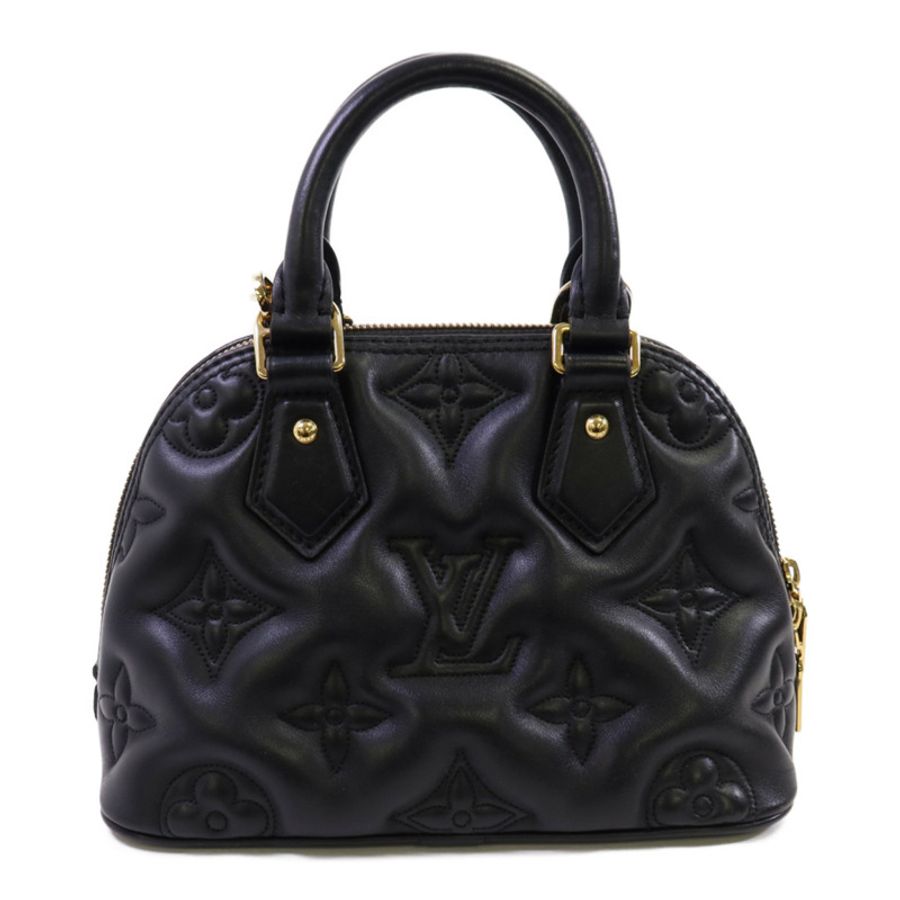 LOUIS VUITTON Bubblegram皮革Alma BB金扣手挽肩背兩用袋-1