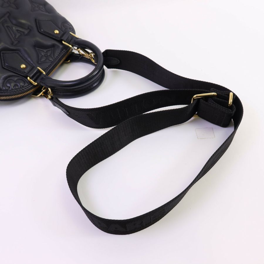 LOUIS VUITTON Bubblegram皮革Alma BB金扣手挽肩背兩用袋-4