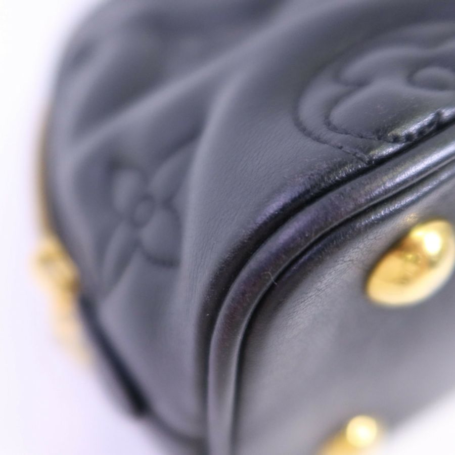 LOUIS VUITTON Bubblegram皮革Alma BB金扣手挽肩背兩用袋-5