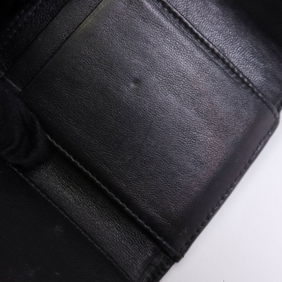 CHANEL 羊皮皮革Wallet金扣錢包-13