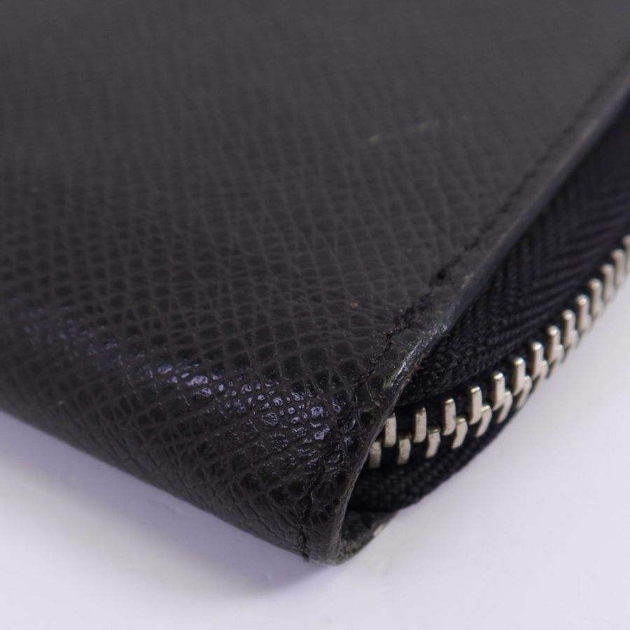 LOUIS VUITTON Taiga Zippy Wallet Vertical銀扣長錢包-5